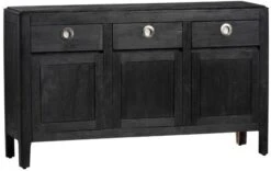 Crestview Collection Sebastian Black Sideboard