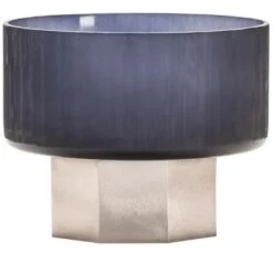 Crestview Collection O'hare Blue Bowl