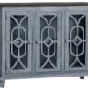 Crestview Collection Grey Cabinet With Wood Top -Crestview Shop 98eaf394 d072 4a63 ad9c 8ac2ddb1d9e5