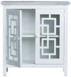 Crestview Collection Trestle White Cabinet -Crestview Shop 9a065cc0 4bf2 47f3 a995 16f356e0356e
