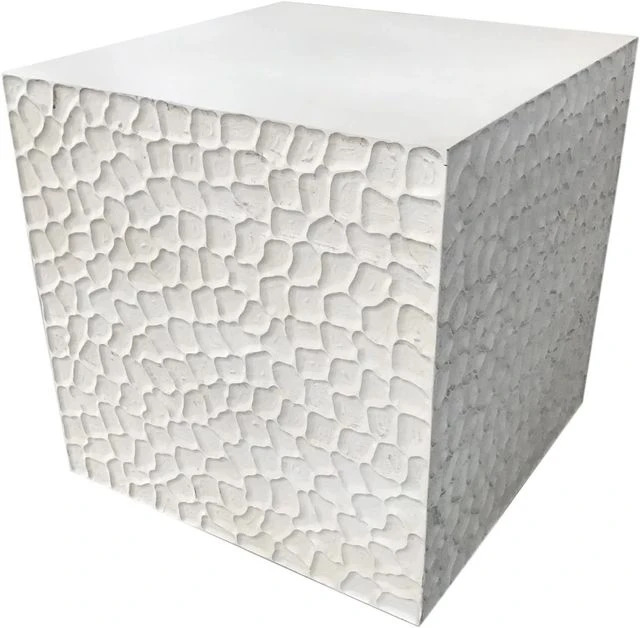 Crestview Collection Malibu White End Table 3 Crestview Collection Malibu White End Table