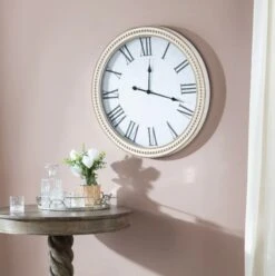 Crestview Collection Tock'n Gold/White Clock -Crestview Shop 9c6556de ec07 4df2 b88c e6e2ee91053b