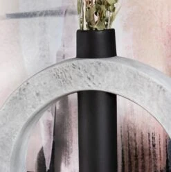 Crestview Collection Crosby Gray Round Vase -Crestview Shop 9c7c1fb9 eaba 4835 8a9a cc71a40b3d53