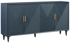 Crestview Collection Arvada Dark Blue Sideboard