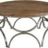 Crestview Collection Bengal Manor Harrison Brown Cocktail Table With Silver Base -Crestview Shop a0f141bc ab08 4d17 9f19 a5694ccc89f1
