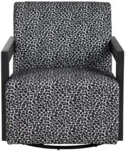 Crestview Collection Serengetti Black Swivel Accent Chair -Crestview Shop a1ce41b4 e87e 4623 808c 515d92c4ad5b