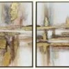 Crestview Collection Zuri 2-Piece Brown/Gold/Off-White Wall Art Set -Crestview Shop a4d57b37 9f12 49a6 a0e0 c0d2c79d7ed5