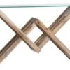 Crestview Collection Hanson Hawthorne Estate Glass Top Console Table With Natural Base -Crestview Shop a6e16445 d6eb 4a39 a344 cba1ca280338
