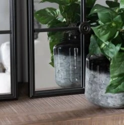 Crestview Collection Cortland 2-Piece Black Mirror Set -Crestview Shop ac1a627d 09eb 431a 8183 00df0b20381a