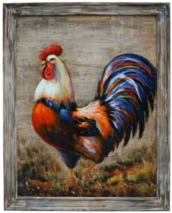 Crestview Collection Proud Brown/Red Wall Art