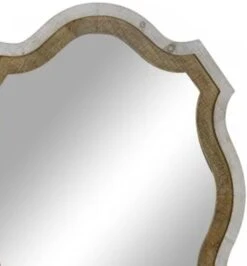 Crestview Collection Haylee Beige/Gray Wall Mirror -Crestview Shop ad991b39 b272 46f6 9475 d3440829c0bd