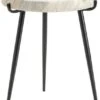 Crestview Collection Maxwell Light Gray Marble Top Accent Table With Black Base -Crestview Shop af8d6081 c548 4f51 8a88 870624d67273