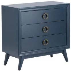 Crestview Collection Pomeroy Indigo Chest