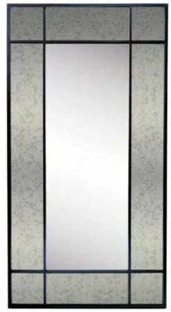 Crestview Collection Jace Black Wall Mirror