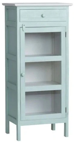 Crestview Collection Light Blue Cabinet