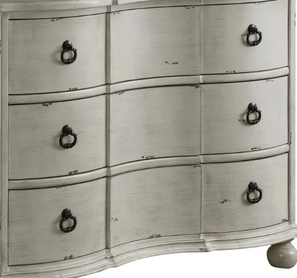 Crestview Collection Marissa Antique White Chest 4 Crestview Collection Marissa Antique White Chest - Image 2