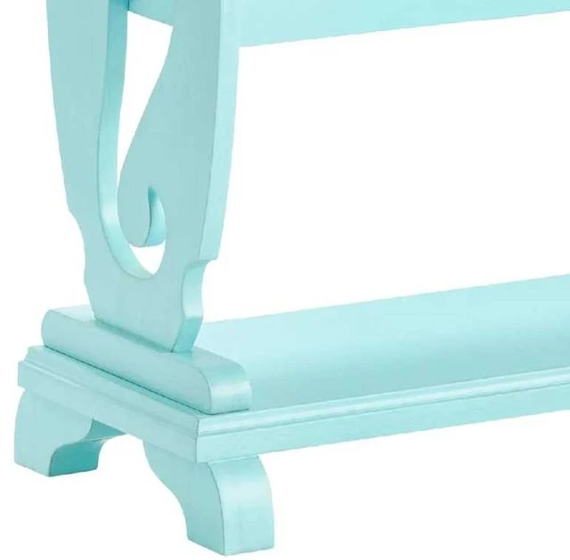 Crestview Collection Oceanside Turquoise Console Table 5 Crestview Collection Oceanside Turquoise Console Table - Image 3