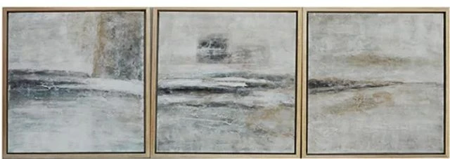 Crestview Collection Knox 3-Piece Black/Gray/White Wall Art Set 3 Crestview Collection Knox 3-Piece Black/Gray/White Wall Art Set