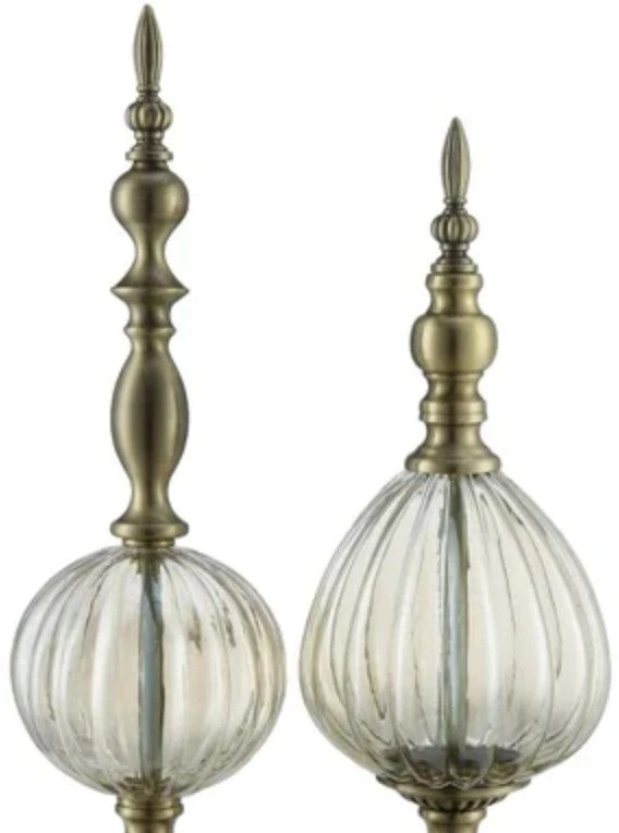 Crestview Collection Copper 2-Piece Gold Finials 4 Crestview Collection Copper 2-Piece Gold Finials - Image 2