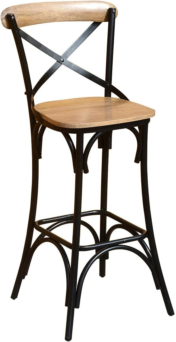 Crestview Collection Cedar Creek Brown & Black Bar Stool