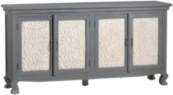 Crestview Collection Leighton Gray Sideboard