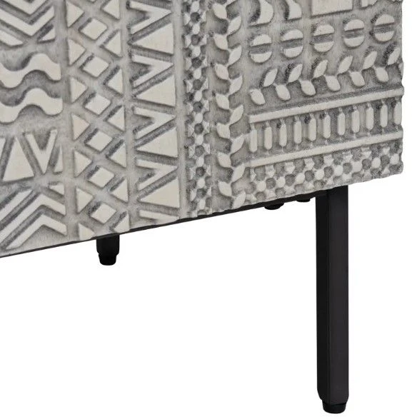 Crestview Collection Tulum Gray Sideboard 6 Crestview Collection Tulum Gray Sideboard - Image 4