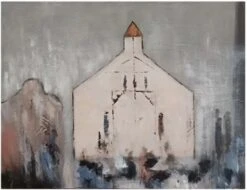 Crestview Collection Devotion Beige/Gray Wall Art