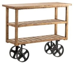 Crestview Collection Bengal Manor Mango Wood Insustrial Car