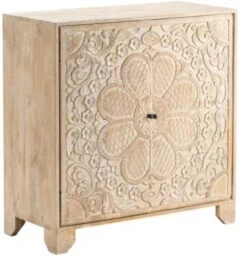 Crestview Collection Meadow Beige Cabinet