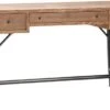 Crestview Collection Nolan Brown/Dark Gray Desk -Crestview Shop bf49f3ac c6da 405f 96ae 167ccabdc44e