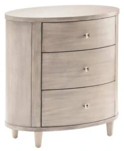 Crestview Collection Hawthorne Estate Grey Wash Oval Chest