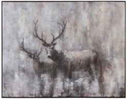 Crestview Collection Antlers Up Wall Art
