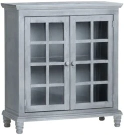 Crestview Collection Asher Gray Cabinet