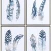 Crestview Collection Plumas 4-Piece Blue Wall Art Set -Crestview Shop c1e5030b 065b 47ce 998a b80fb7e64f9e