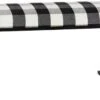 Crestview Collection Gingham Upholstered Bench -Crestview Shop c1eb8f6e bf95 416e bd0b 671881767561