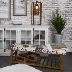 Crestview Collection Mesquite Brown Bench -Crestview Shop c4e37798 56eb 484a bc53 4521c9ad5d1d