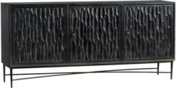 Crestview Collection Richmond Black Sideboard