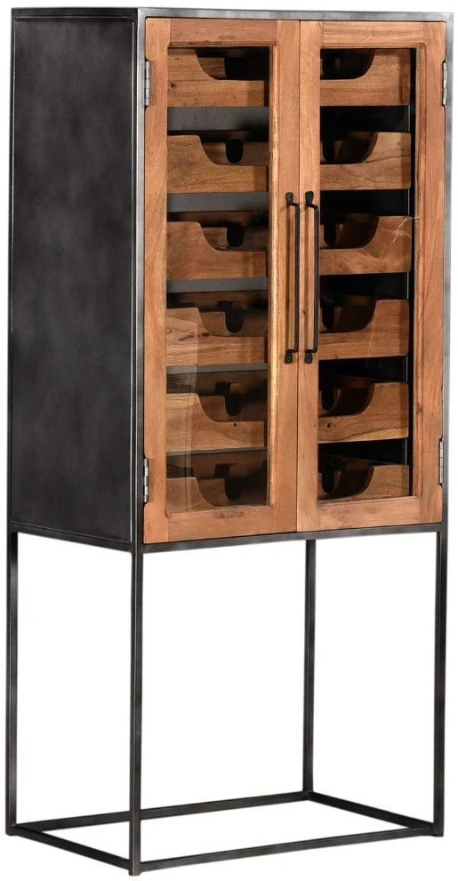 Crestview Collection Bengal Manor Tall Glass And Metal Wine Cabinet 3 Crestview Collection Bengal Manor Tall Glass And Metal Wine Cabinet