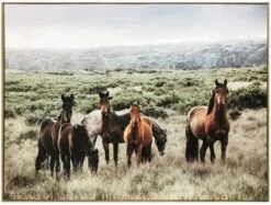 Crestview Collection Wyatt Brown/Gray/Green/Light Gray Wall Art