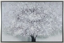 Crestview Collection Treetop Gray/White Wall Art