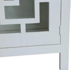 Crestview Collection Trestle White Cabinet -Crestview Shop cc267ddc 5069 4072 b2f9 27b4ca55a6f1