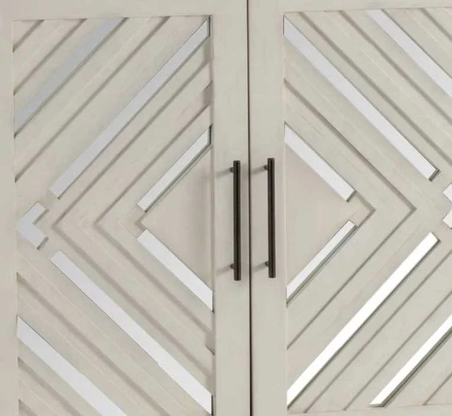 Crestview Collection Phoebe White Sideboard 5 Crestview Collection Phoebe White Sideboard - Image 3