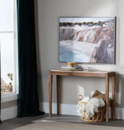 Crestview Collection Liam Brown Console Table -Crestview Shop cdc32357 1da6 4b02 89bf e24fcafd8850