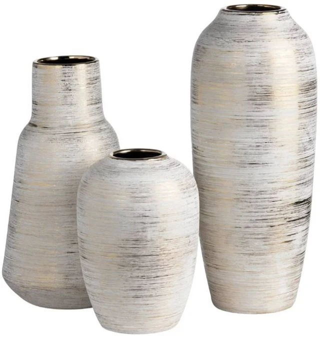 Crestview Collection Trinity Silver Small Vase 4 Crestview Collection Trinity Silver Small Vase - Image 2