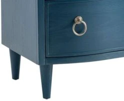 Crestview Collection Hawthorne Estate Postman Blue Oak Curved Drawer Chest -Crestview Shop d6433965 0aee 4b4f 95a5 520cacd5ae6e