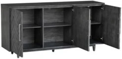 Crestview Collection Hawthorne Estate Charcoal Grey Sideboard -Crestview Shop d6aa03e0 5d44 47e4 990c 951823893c43