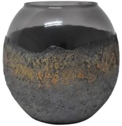 Crestview Collection Kai Gray Medium Candle Holder