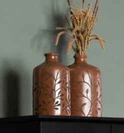 Crestview Collection Austin Glazed Medium Hand Painted Bottle -Crestview Shop dd4154ed 4331 4081 a654 8d390a6ef4e2