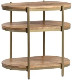 Crestview Collection Rockwell Stained End Table