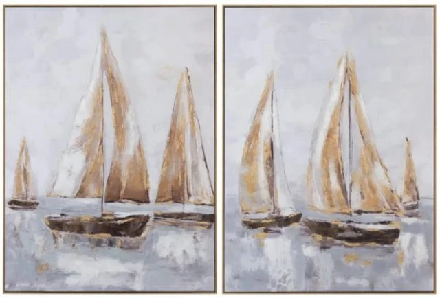 Crestview Collection Annapolis Days 2-Piece Wall Art Set 3 Crestview Collection Annapolis Days 2-Piece Wall Art Set